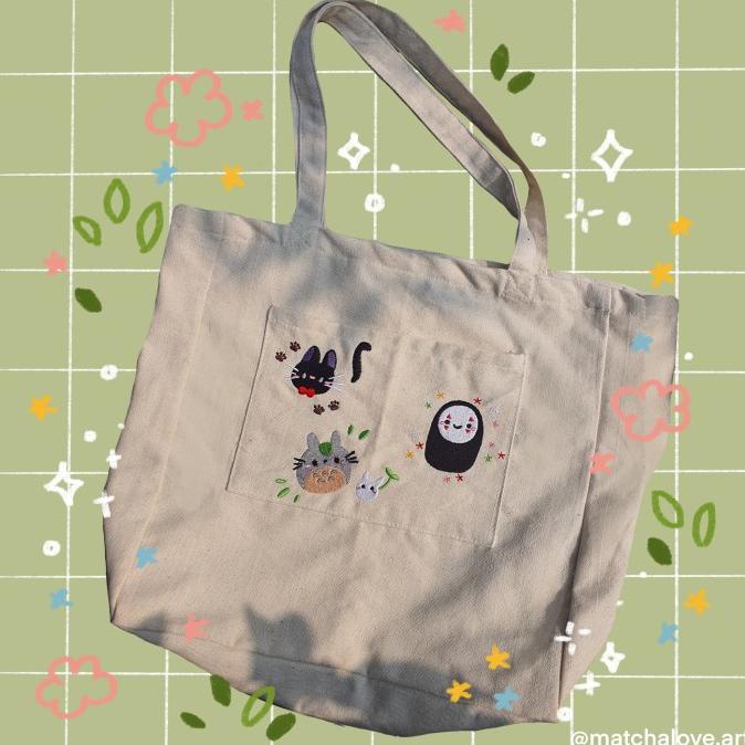 Ghibli totebag (with finger extention)