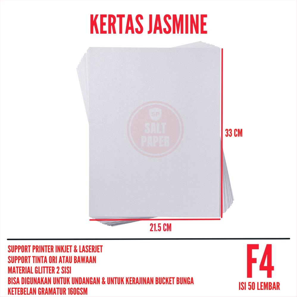 

New! Kertas Fancy Paper isi 50 lembar / Kertas Jasmine F4 / Kertas Bunga .,