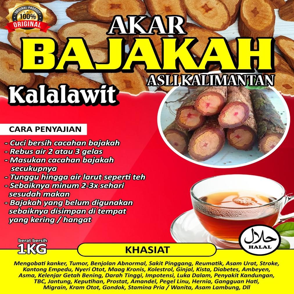 

Best - Akar Bajakah Kalalawit Merah Asli Kalimantan (1Kg) ~