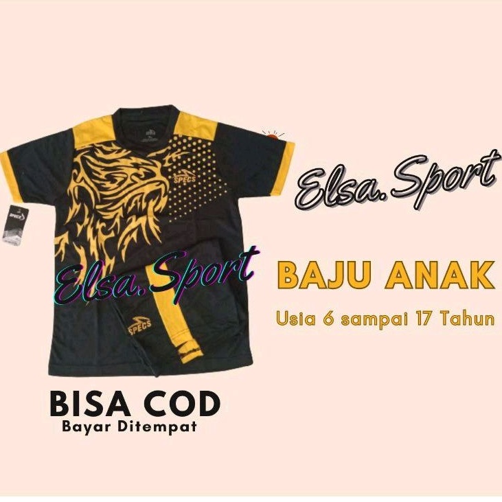Kaos Tim Futsal Setelan Anak dan Custom Nama dan Nomor Punggung