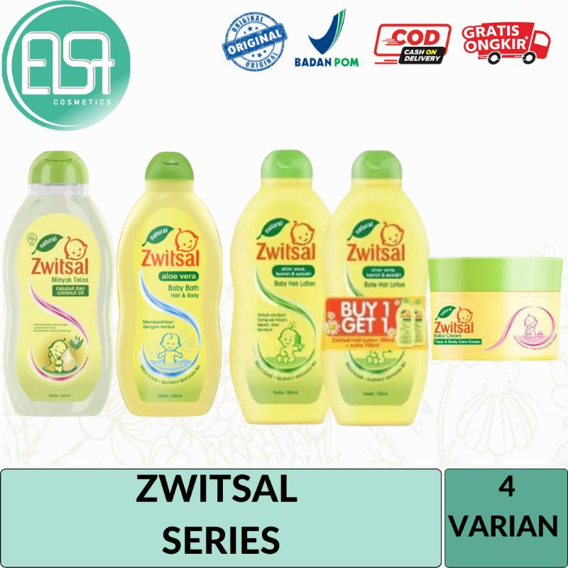 Zwitsal baby cream | Face & Body care cream 50gr | Zwitsal minyak telon 100ml | Zwitsal Aloevera Bab