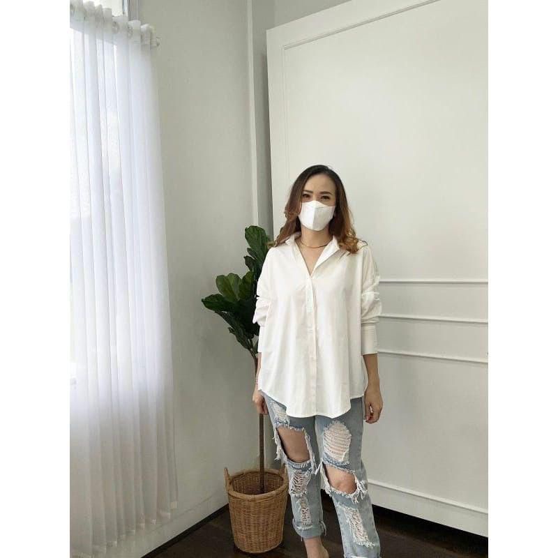 ZARA KEMEJA/KEMEJA ZARA/FREE POUCH/OVERSIZE