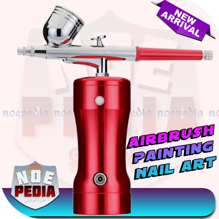 

Spray Gun Airbrush Painting Nail Art Kecantikan Peralatan Melukis