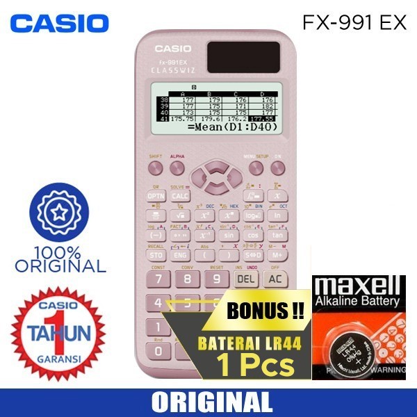 

Promo Kalkulator Casio Fx 991 Ex Pink