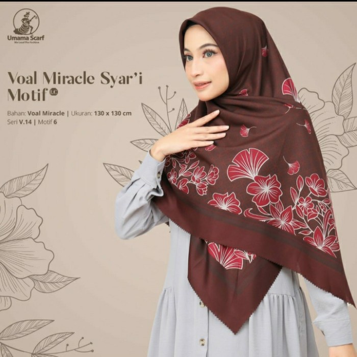 [Original] Voal Miracle Syari Motif By Umama Limited