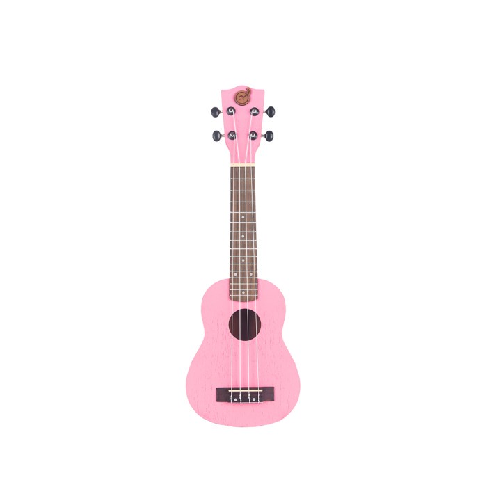 Ukulele - Ukulele Soft Pink Mandalika Premium Original Soprano Fullset