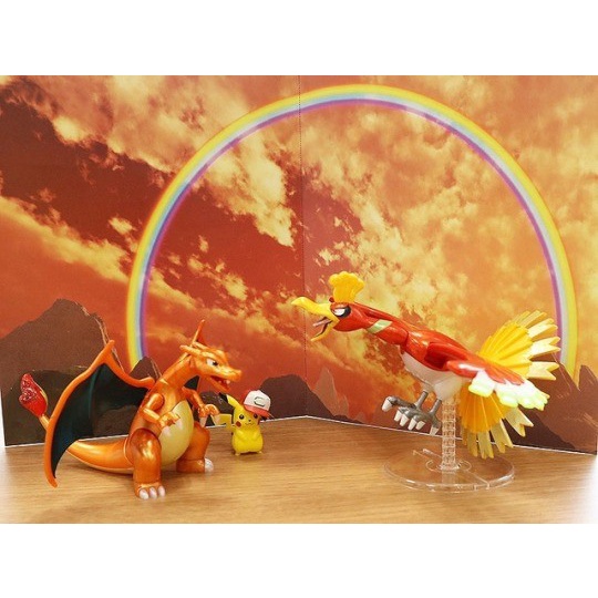 ✅Baru Ho-Oh Charizard  Ash’S Pikachu Plamo Unboxing Limited