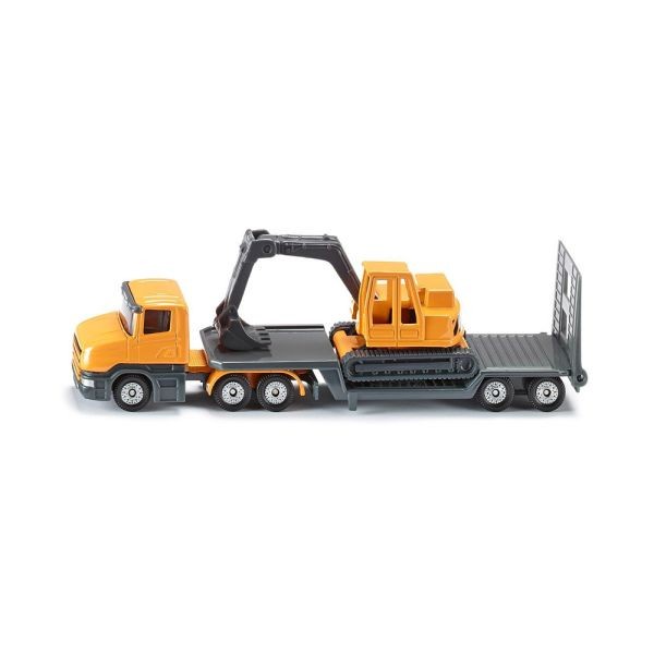 ✅COD Diecast Low Loader Excavator  Siku Trailer Low Loader Excavator Berkualitas