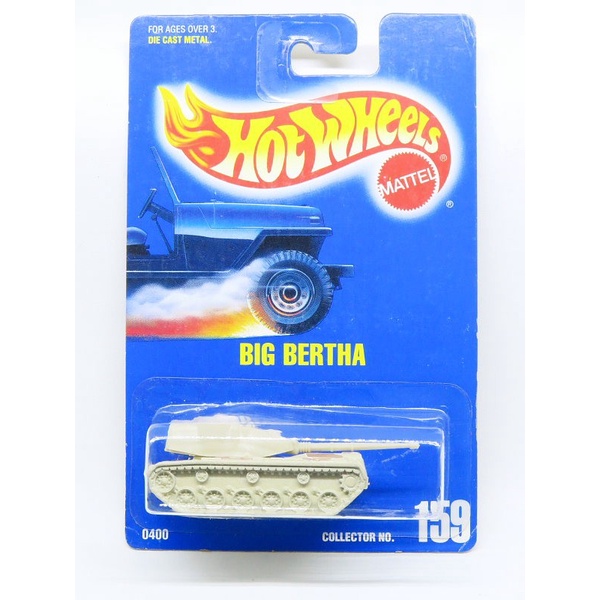 ✅COD Hot Wheels Big Bertha Tank - 159 Krem Army Terbaru