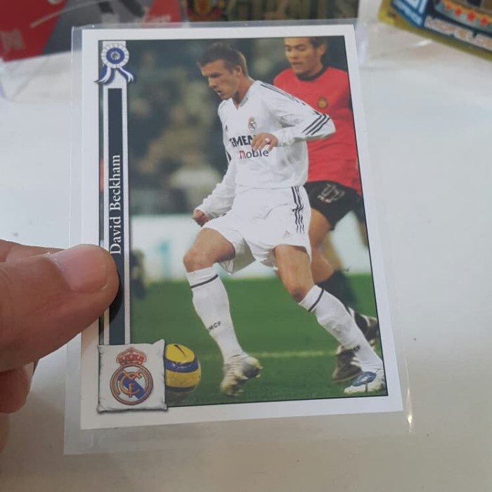 ✅New Kartu Bola David Beckham  Edisi Spain  Real Madrid  Rare Diskon