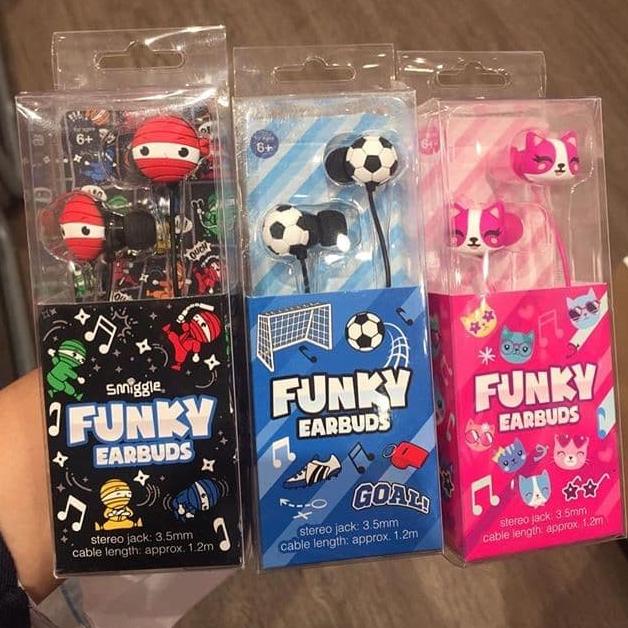 Terlaris Smiggle Funky Earbuds - Earphone Simple Smiggle Limited Edition
