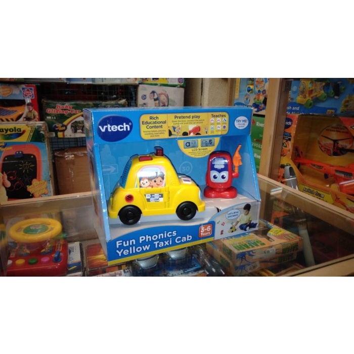 ✅New Ori Vtech Fun Phonics Yellow Taxi Cab 80-169103 Diskon