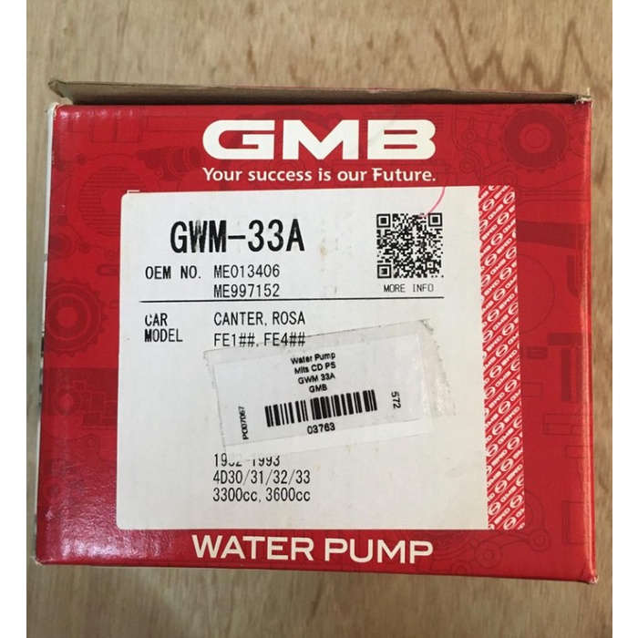 ✨New Ori Water Pump Mitsubishi Cd Ps Gwm 33A Gmb -03763 Terbaru