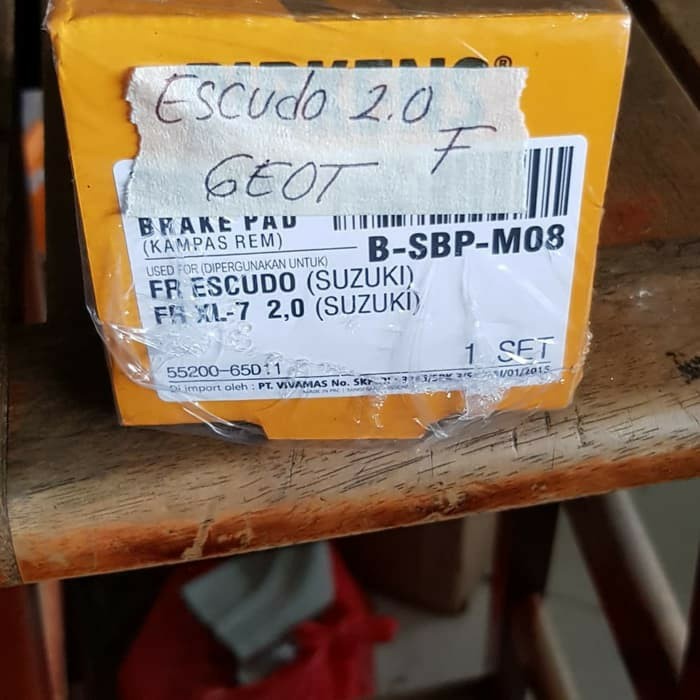 ✨Ori Brake Pad Kampas Rem Depan Suzuki Escudo 2000 Xl7 Birkens Bisa Gojek
