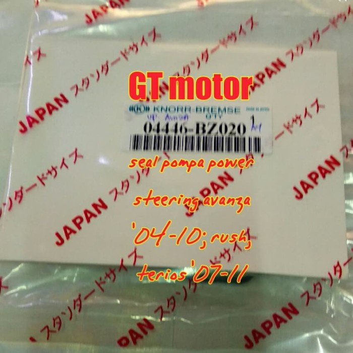 Seal Kit Pompa Power Steering Avanza '2004-2010 / Rush / Terios star