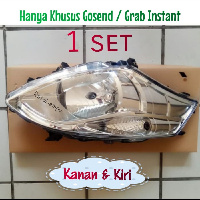 Headlamp Assy Ertiga thn 2012 - 2017 / Lampu Depan Ertiga 1 set (L,R) murmer