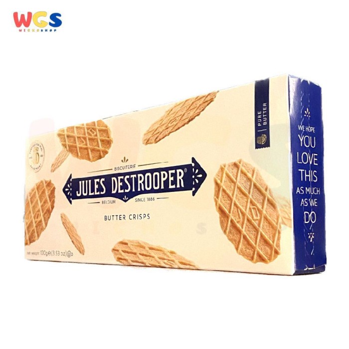 

Jules Destrooper Butter Crisps Wafer Biscuits 100G