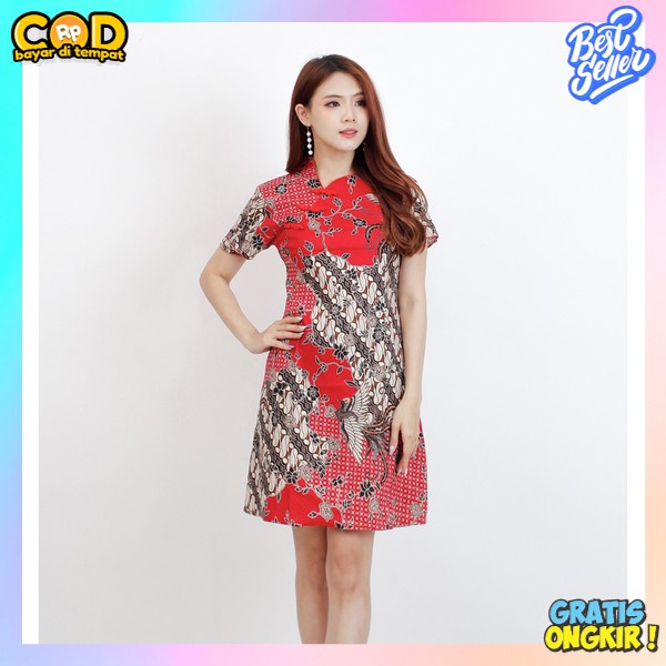 Dresh Santai Rumahan Gaun Drees Pesta Pakaian Natalan Deess Seksi Selutut Bj Guan Ulang Tahun Drese 