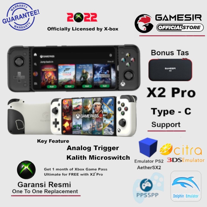 GAMESIR X2 PRO TYPE C GAMEPAD GAME CONTROLLER ANDORID NINTENDO XBOX