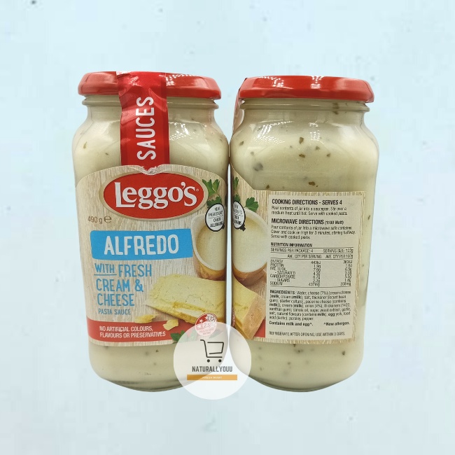 

Leggos Alfredo Pasta Sauce 490Gr Bumbu Pasta Alfredo