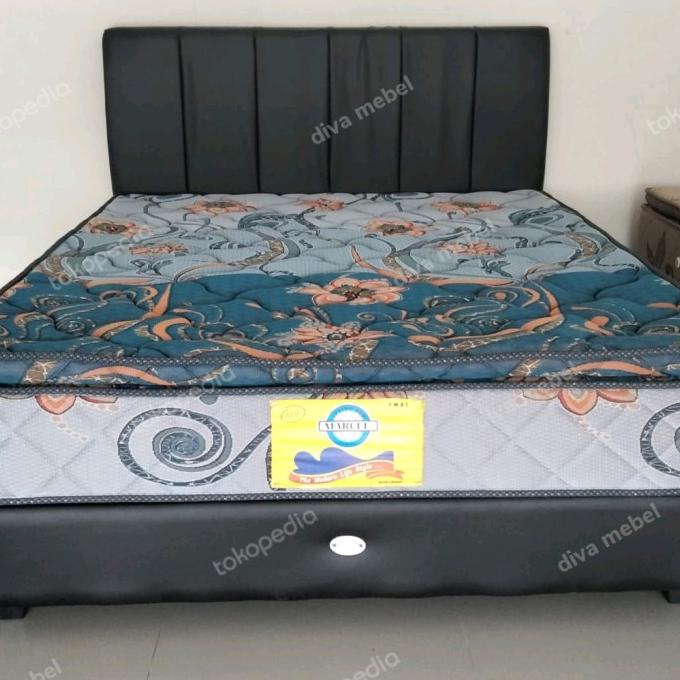 =+=+=+] springbed marcel by bigland 160x200 bonus 2 bantal. 2 guling