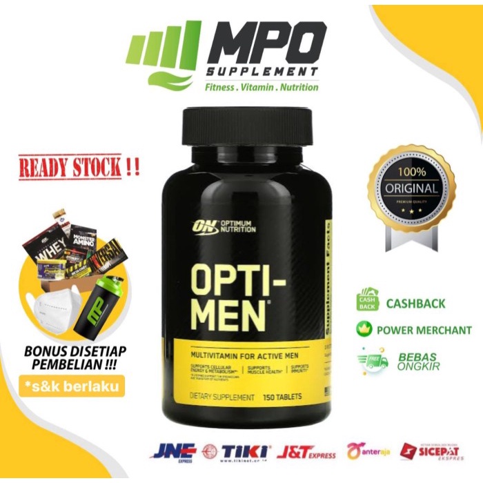Terbaru On Opti-Men On Optimen Multivitamin Baru Segel Original Free Sample Promo Terlaris