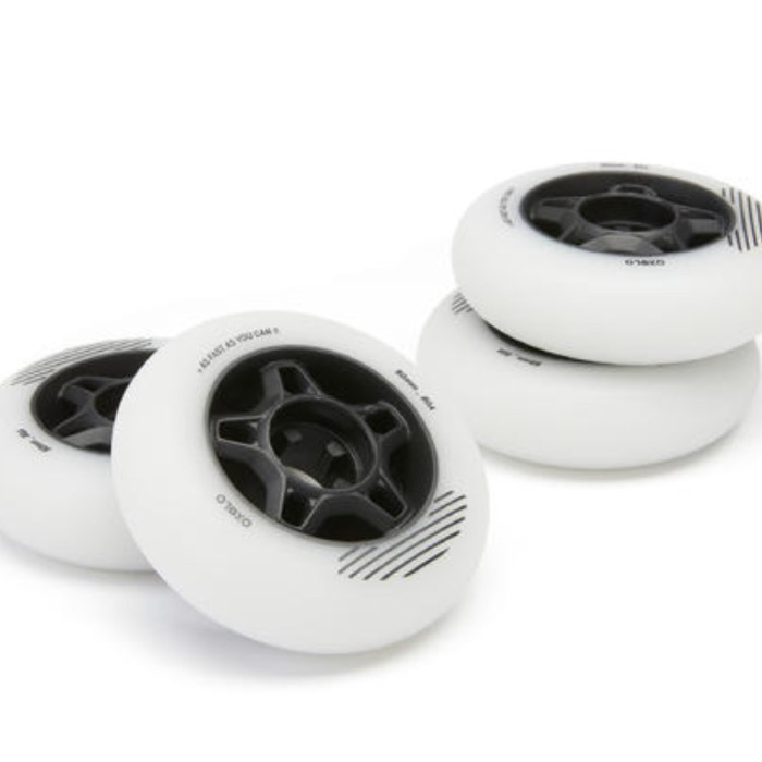 [New Ori] Roda Inline Roda Sepatu Roda 4Pc 80Mm 80A Roda Inline Skate Oxelo Bisa Sameday