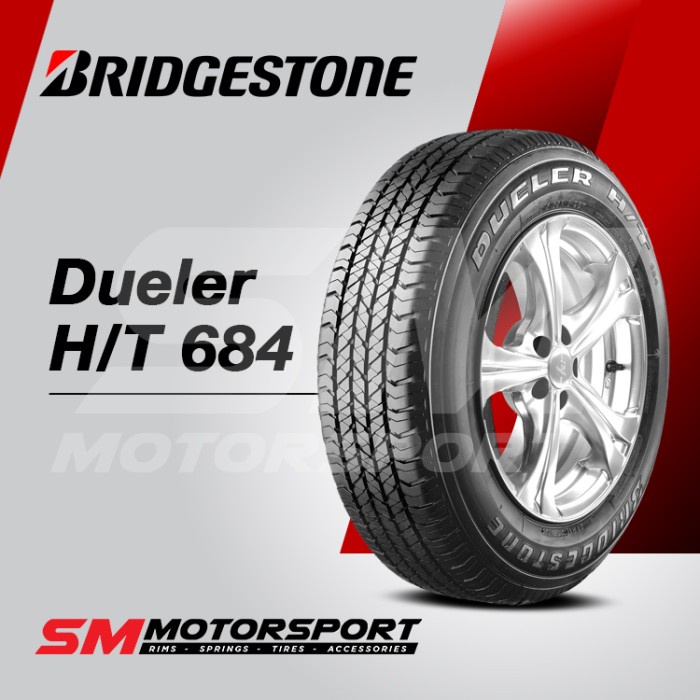 BRIDGESTONE DUELER HT 684II 265/65 R17 17 112S BAN FORTUNER ORIGINAL