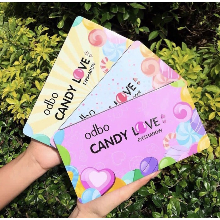 [Ori] Odbo Eyeshadow Palette Candy Love Original Thailand Terbatas