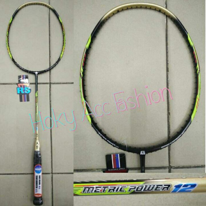 [New Ori] Raket Badminton Rs Metric Power 12 - Original Terbaru