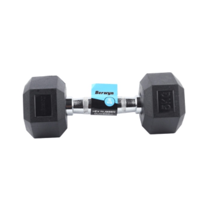 [New] Berwyn Dumbell Karet 5 Kg Terbatas