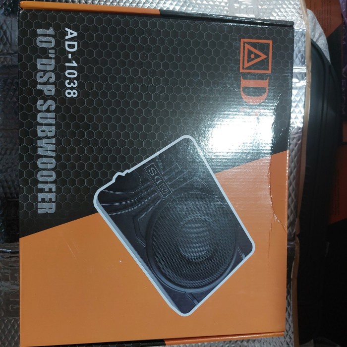 NEW SUBWOOFER AKTIF 10" SLIM KOLONG JOK ADS AD 1000N ORIGINAL TERBARU