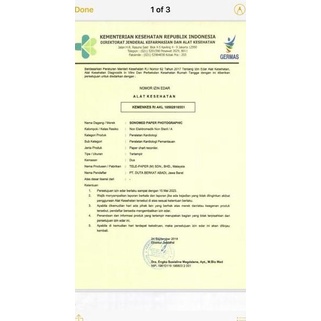 Kertas Usg / Kertas Usg Sony / Upp110Hg / Sony Upp110Hg / Kertas Usg