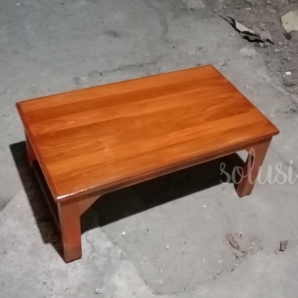 Bae Meja Belajar Kayu Jati - Meja Lesehan Jumbo - Meja Komputer Lesehan