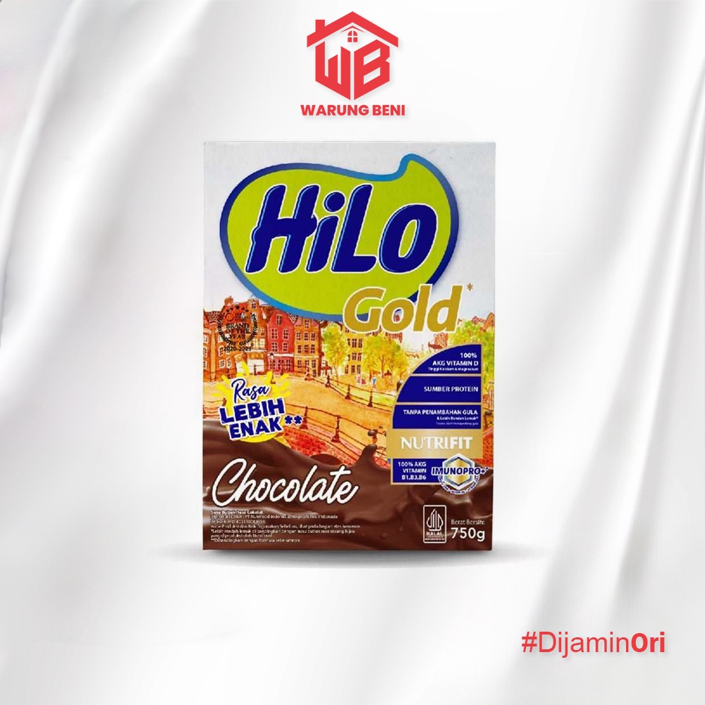 

HiLo Gold Susu Dewasa Tinggi Kalsium Chocolate 750 gr