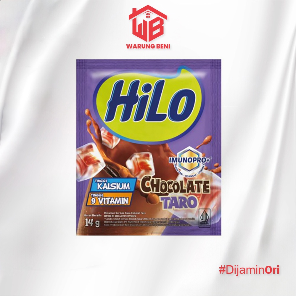 

HiLo Minuman Tinggi Kalsium Chocolate Taro (10 Sachet)