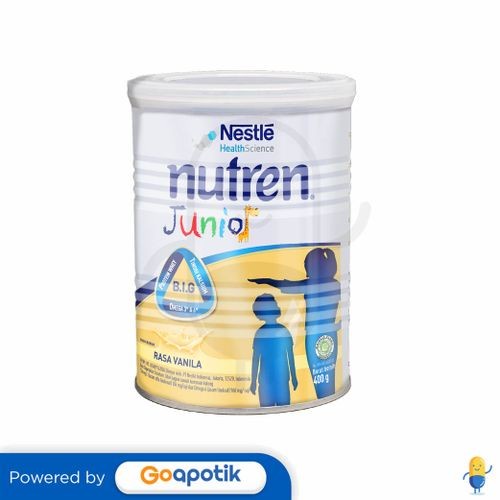

Nutren Junior Susu Bubuk Anak Usia 1-10 Tahun 400 Gram Kaleng