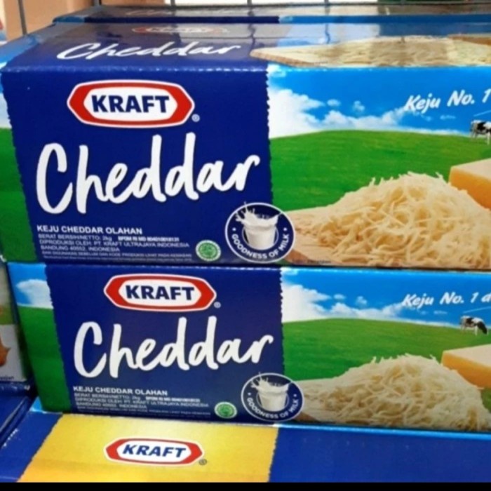 

Terbaru Keju Kraft Cheddar 1Kg Repack Promo Terlaris