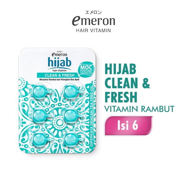 Emeron Hijab Hair Vitamin Clean & Fresh