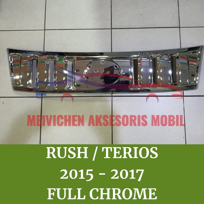 GRILL DEPAN MODEL HUMMER MOBIL RUSH TERIOS LAMA OLD 2015 - 2017 CHROME