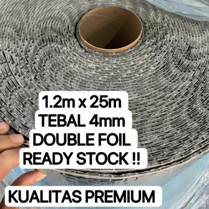 aluminium foil bubble atap double 4mm