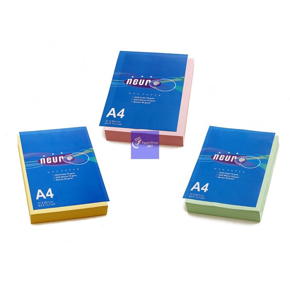 

Flash Sale NEURO - Kertas HVS Warna Warni A4 dan F4 70gsm !