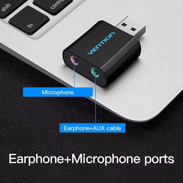 VENTION USB SOUNDCARD EXTERNAL AUDIO USB FOR PC LAPTOP AUDIO SOUNDCARD