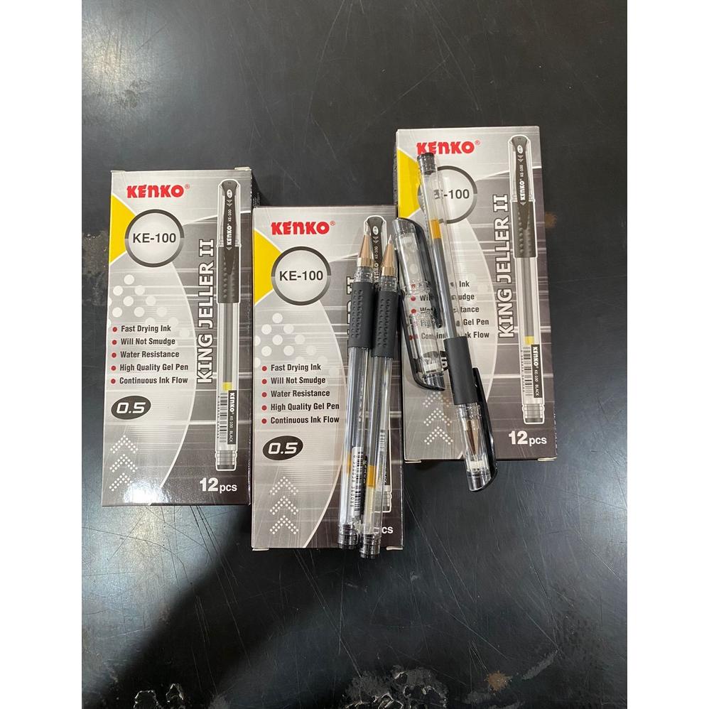 

MURAH KENKO PULPEN KING JELLER / KENKO PULPEN MURAH / PULPEN ISI 12 PCS COD