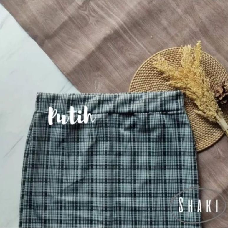 Update - Rok motif kotak kotak / rok tartan / rok span panjang / rok korea / rok kotak kotak panjang