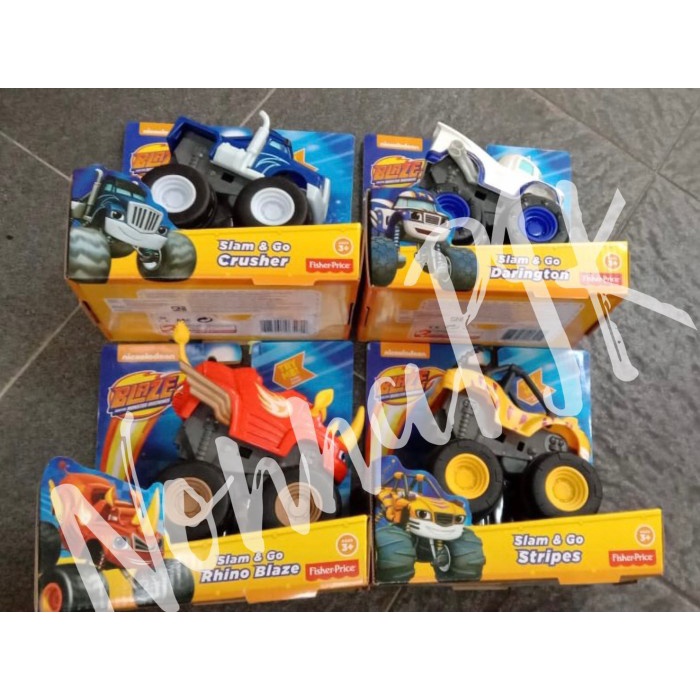 Fisher Price Blaze & The Monster Machines Slam And Go Ready