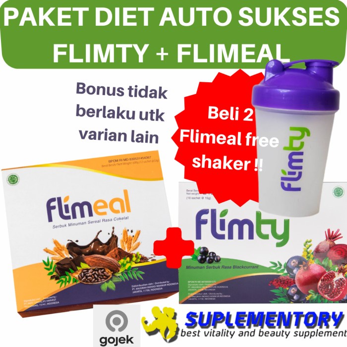 

Promo Paket Diet Sukses Flimty Fiber + Flimeal Free Shaker Flim Meal