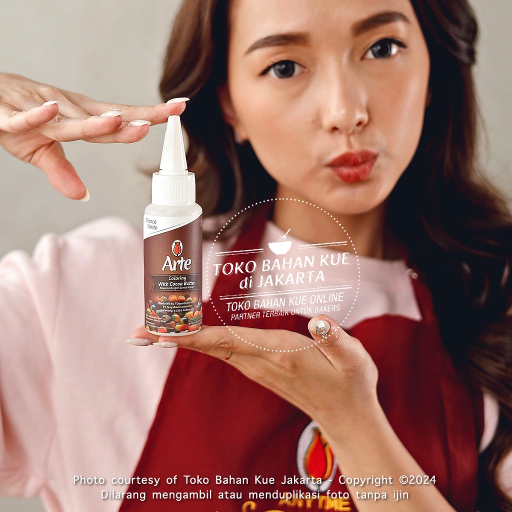 

Tulip Arte White Chocolate Colng Cocoa Butter Pewarna Cokelat Putih Coklat Warna