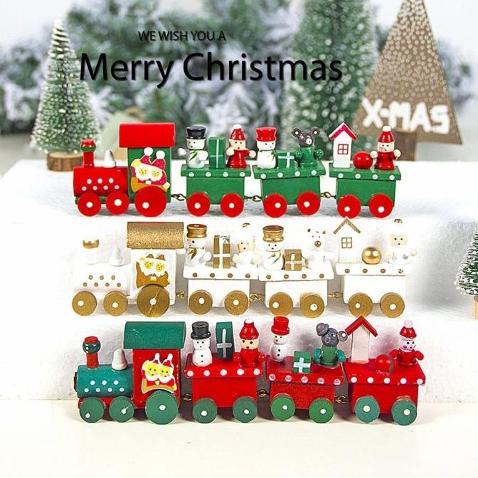 

Terbaru Kereta Kayu Kado Natal Miniatur Hiasan Kereta Train Hiasan Christmas Pengiriman Cepat