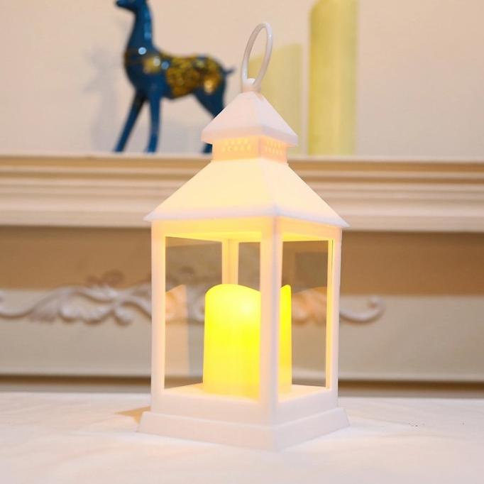 XIEXIENIN Lentera Lilin Elektrik Besar Dekorasi LED Lilin Electric Petromax